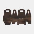 Wooden Wood Rustic Birthday Party Favor Boxes | Zazzle