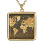 Wooden World Map