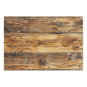 Wooden  wrapping paper sheets