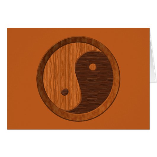 Wooden Yin Yang Cards (Front Horizontal)