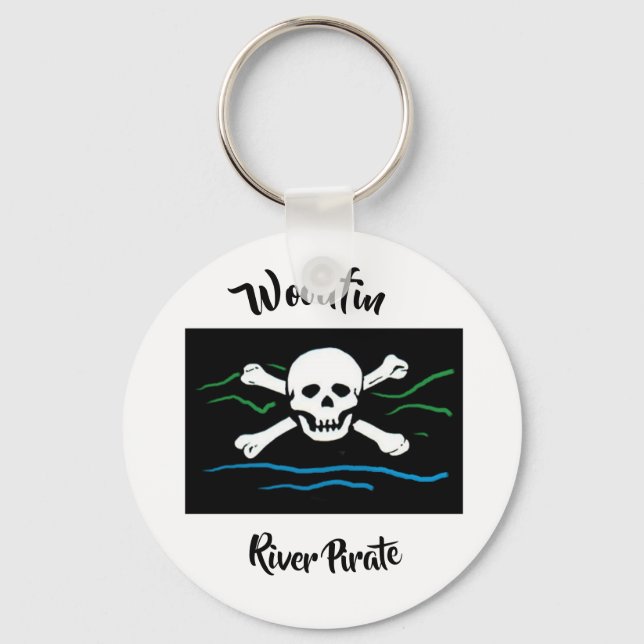Woodfin RIver Pirate Key Chain (Front)