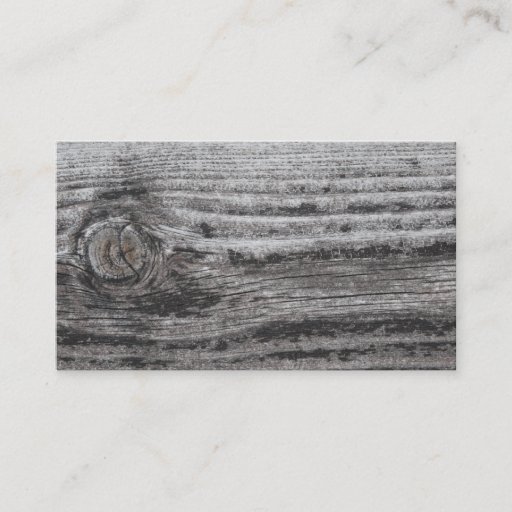 Customizable Woodgrain Picture. Business Card