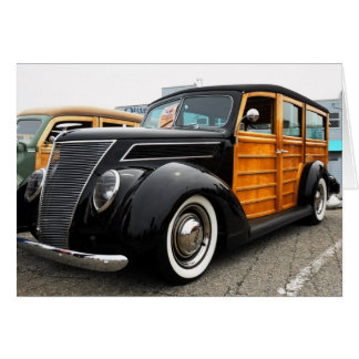 woodie car cards