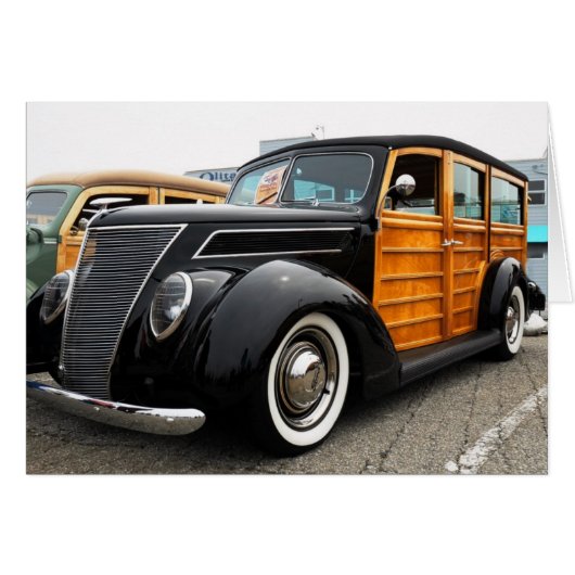 woodie car cards (Front Horizontal)