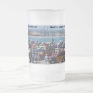 Woodies On The Wharf Santa Cruz-Frosted Mug