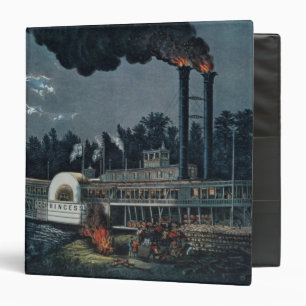 Wooding up' on the Mississippi 3 Ring Binder