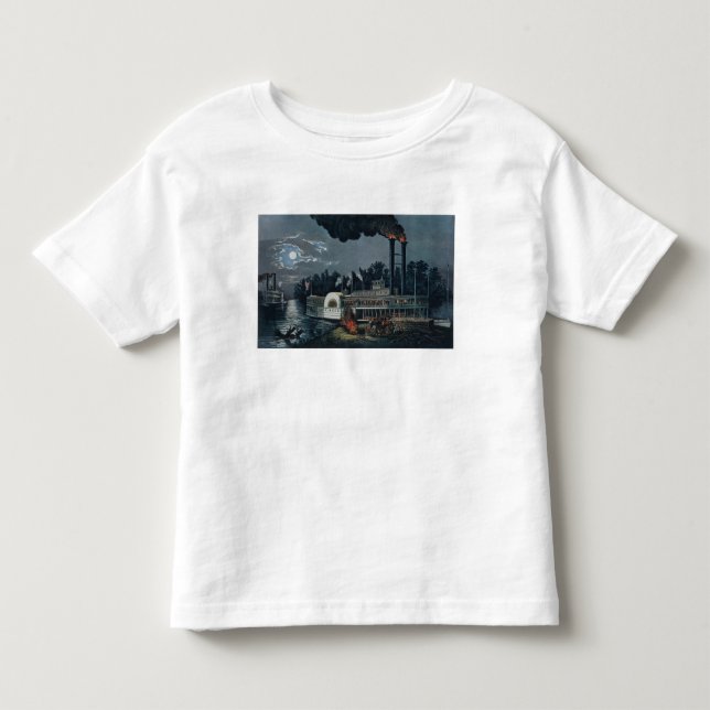 Wooding up' on the Mississippi Toddler T-shirt (Front)