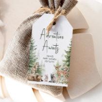 Woodland Adventure Awaits Baby Shower Thank You Gift Tags