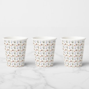 Woodland Adventure Awaits Camping Baby Shower Paper Cups