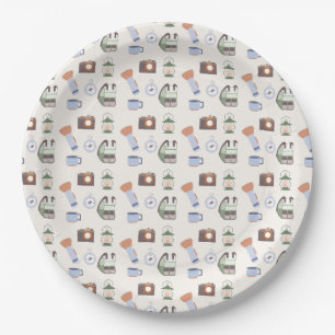 Woodland Adventure Awaits Camping Baby Shower Paper Plates