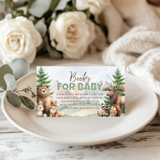 Woodland Adventure Books for Baby Card