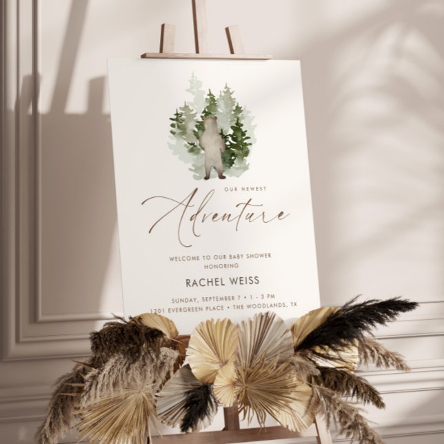 Woodland Adventure Gender Neutral Welcome Sign (Creator Uploaded)