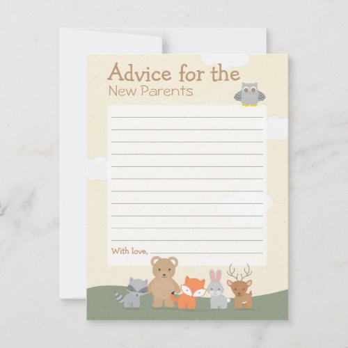 Woodland Advice Advice Card