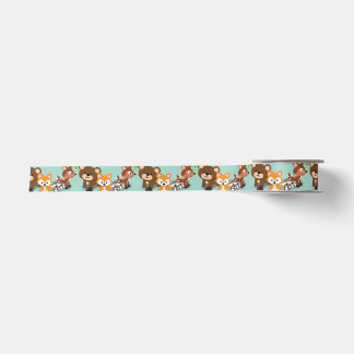 Woodland and Fox Baby Shower Ribbion Satin Ribbon