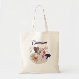 Woodland Animal Band Personalized Tote Bag