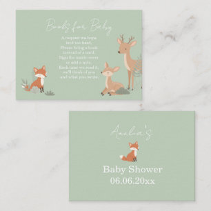 Woodland Animal Books for Baby Books for Baby Enclosure Card