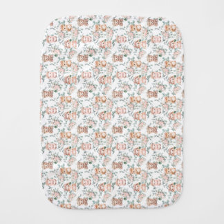 Woodland Animal Burp Cloth