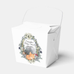 Woodland animal enchanted forest Baby Shower Favor Boxes