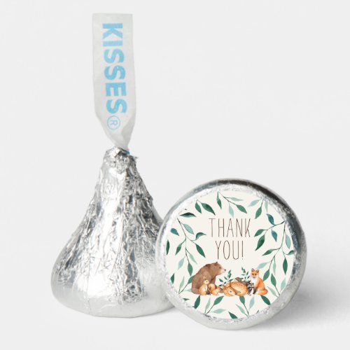 Woodland Animal Friends Baby Shower Hersheys Kisses