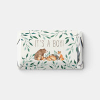 Woodland Animal Friends Baby Shower Hershey's Mini