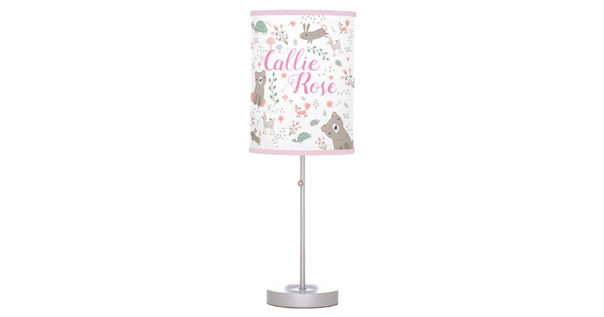 Woodland Animal Nursery Lamp Zazzle