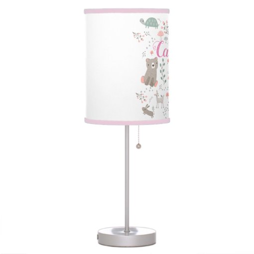 Woodland Animal Nursery Lamp Zazzle
