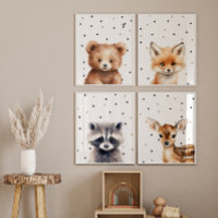 Woodland Animal Portret Nursery