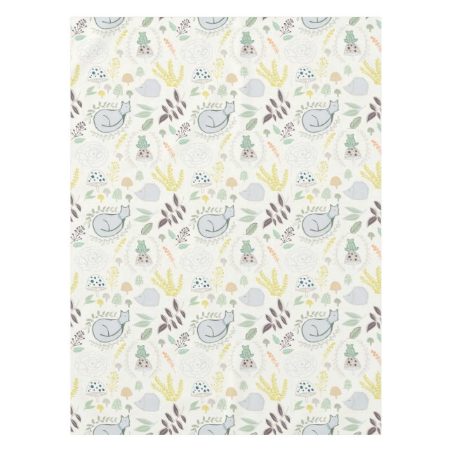 Woodland Animal Tablecloth (Front)