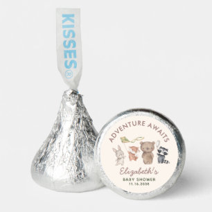 Woodland Animals Adventure Awaits Baby Shower Hershey®'s Kisses®