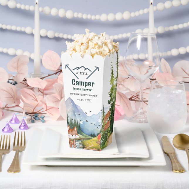 Woodland Animals Adventure Baby Shower Favor Boxes (Wedding)