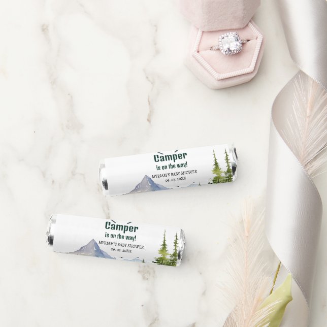 Woodland Animals Adventure Camper Baby Shower Breath Savers® Mints (Wedding)