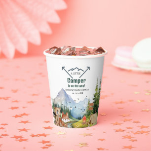 Woodland Animals Adventure Camper Baby Shower Paper Cups