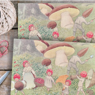 Woodland Animals and Children Elsa Beskow Tissue Paper