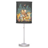 Woodland Animals Baby Girl | Boy Nursery Lamp (Front)