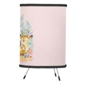 Woodland Animals Baby Girl Nursery Lamp (Right)