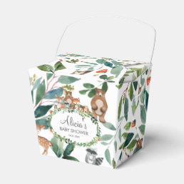 Woodland Animals Baby Shower Birthday Thank You Favor Boxes