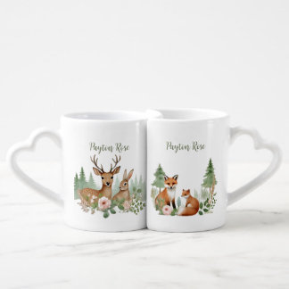 Woodland Animals Baby Shower Coffee Mug Set