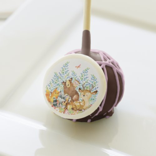 Woodland Animals Baby Shower Favor Cake Pops