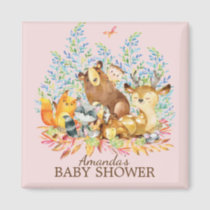 Woodland Animals Baby Shower Favor  Magnet