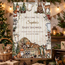 Woodland Animals Baby Shower