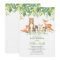 Woodland Animals Baby Shower Forest Greenery Boy