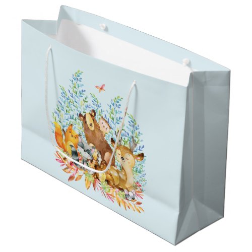 Woodland Animals Baby Shower Gift Bag