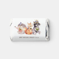 Woodland Animals Baby Shower Hershey Minis Favors