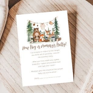 Woodland Animals Baby Shower How Big Is Game