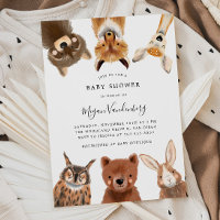 Woodland Animals Baby Shower
