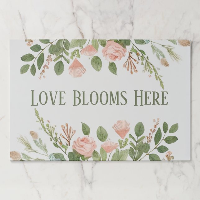 Woodland Animals Baby Shower Paper Pad (Front)