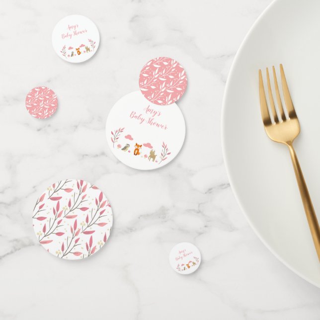 Woodland Animals Baby Shower Table Confetti (Group)