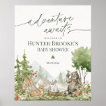 Woodland Animals Baby Shower Welcome Sign at Zazzle
