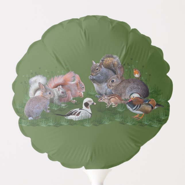 Woodland Animals Balloon (Front)