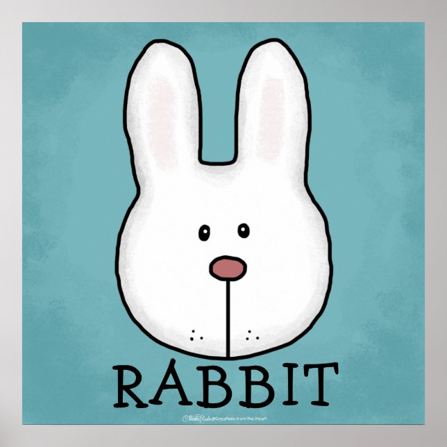 Woodland Animals-Best Forest Friends-RABBIT Poster (Front)